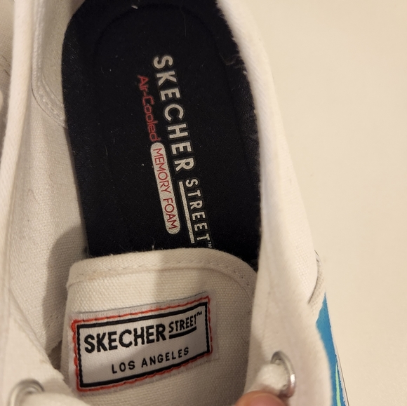 Custom Painted sketchers Los Angeles. Spongebob. Size 9. Plankton. Lace up - Picture 4 of 8